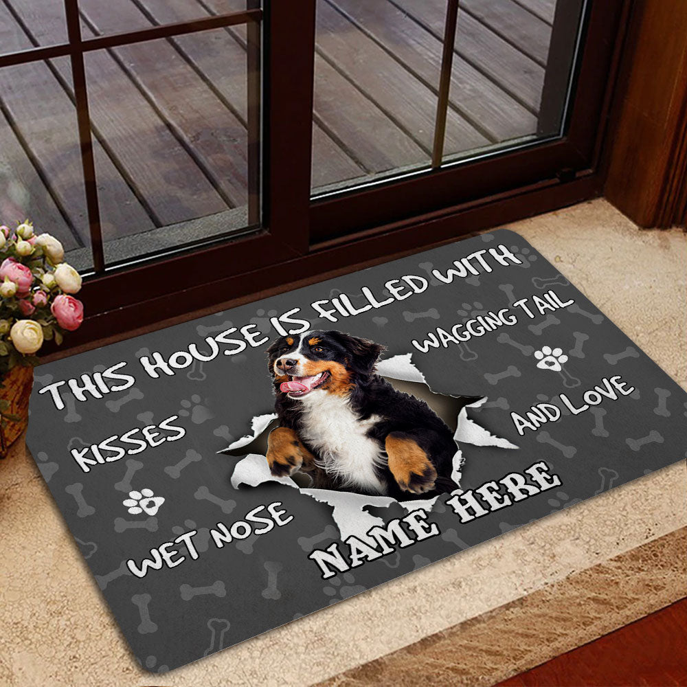 Ohaprints-Doormat-Outdoor-Indoor-Bernese-Mountain-Dog-Pet-Lover-Pawprint-Custom-Personalized-Name-Rubber-Door-Mat-1421-