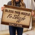 Ohaprints-Doormat-Outdoor-Indoor-Bless-Hizzle-Fo-Shizzle-Funny-Brown-Custom-Personalized-Name-Rubber-Door-Mat-546-