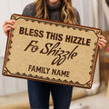 Ohaprints-Doormat-Outdoor-Indoor-Bless-Hizzle-Fo-Shizzle-Christian-Brown-Custom-Personalized-Name-Rubber-Door-Mat-549-