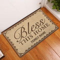 Ohaprints-Doormat-Outdoor-Indoor-Bless-This-Home-Closing-Religious-Brown-Custom-Personalized-Name-Rubber-Door-Mat-551-