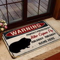 Ohaprints-Doormat-Outdoor-Indoor-Warning-Guinea-Pig-Pet-Halloween-Funny-Custom-Personalized-Name-Rubber-Door-Mat-558-