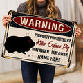 Ohaprints-Doormat-Outdoor-Indoor-Warning-Guinea-Pig-Pet-Halloween-Funny-Custom-Personalized-Name-Rubber-Door-Mat-558-