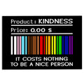 Ohaprints-Doormat-Outdoor-Indoor-Lgbt-Pride-Support-Gift-Idea-Rainbow-Barcode-Product-Kindness-Rubber-Door-Mat-795-18'' x 30''