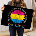 Ohaprints-Doormat-Outdoor-Indoor-Lgbt-Pansexual-Pride-Support-Gift-Idea-Be-Kind-Sunflower-Black-Rubber-Door-Mat-803-