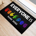 Ohaprints-Doormat-Outdoor-Indoor-Lgbt-Pride-Hand-Sign-Everyone-Welcome-Custom-Personalized-Name-Rubber-Door-Mat-807-