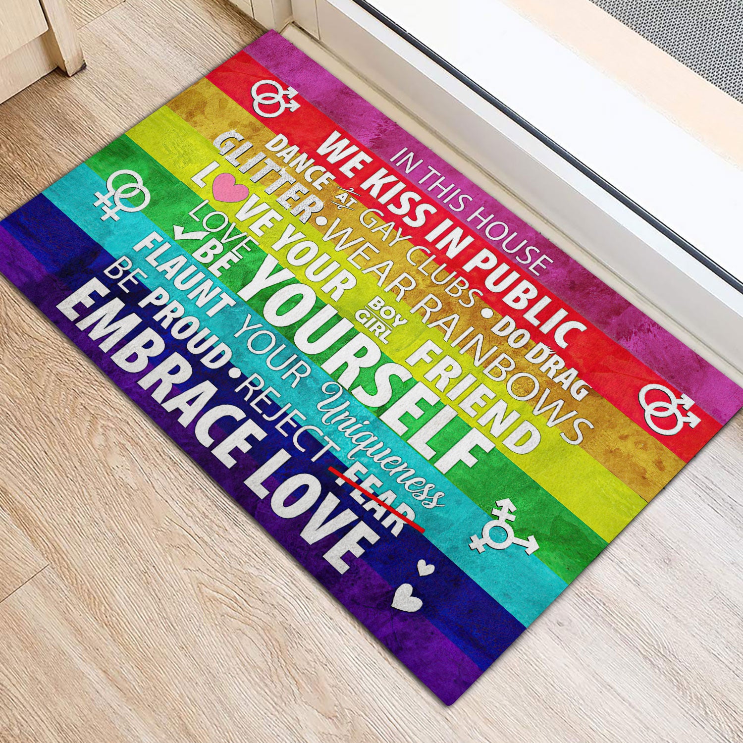 Ohaprints-Doormat-Outdoor-Indoor-Lgbt-Rainbow-Pride-Support-Gift-In-This-House-Kiss-In-Public-Rubber-Door-Mat-811-