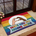 Ohaprints-Doormat-Outdoor-Indoor-Lgbt-Pride-Support-Gift-Heart-Hand-Sign-Hate-No-Home-Rainbow-Rubber-Door-Mat-814-