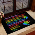 Ohaprints-Doormat-Outdoor-Indoor-Lgbt-Pride-Support-Gift-Idea-Rainbow-Hand-Love-Over-Hate-Rubber-Door-Mat-816-