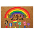 Ohaprints-Doormat-Outdoor-Indoor-Lgbt-Pride-Support-Gift-Idea-Rainbow-Human-Kind-Be-Both-Rubber-Door-Mat-823-18'' x 30''