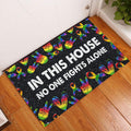 Ohaprints-Doormat-Outdoor-Indoor-Lgbt-Pride-Support-Rainbow-Peace-Hand-Ribbon-No-One-Fight-Alone-Rubber-Door-Mat-826-