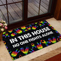 Ohaprints-Doormat-Outdoor-Indoor-Lgbt-Pride-Support-Rainbow-Peace-Hand-Ribbon-No-One-Fight-Alone-Rubber-Door-Mat-826-