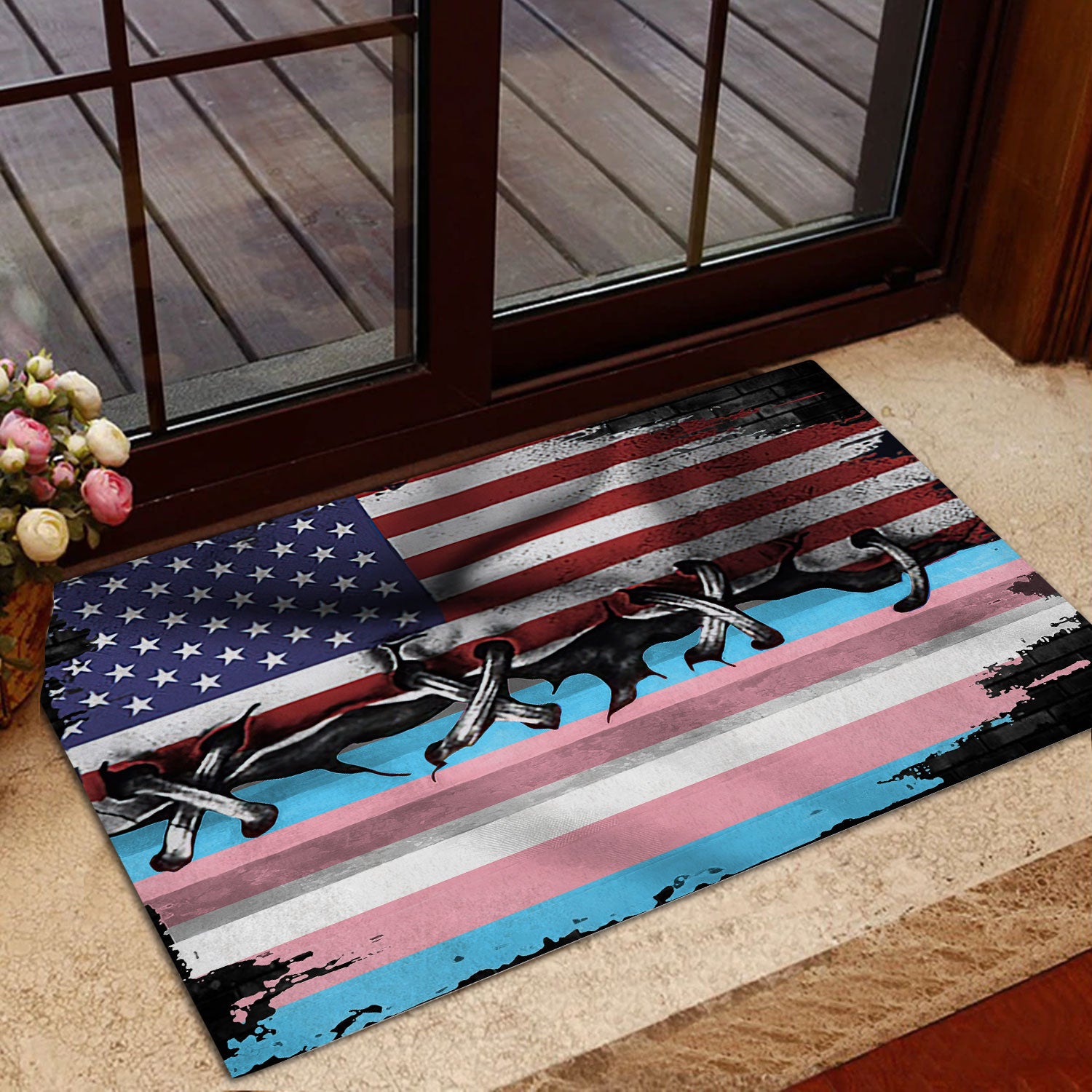 Ohaprints-Doormat-Outdoor-Indoor-Lgbt-Pride-Support-Gift-Idea-America-Us-Transgender-Flag-Rubber-Door-Mat-828-