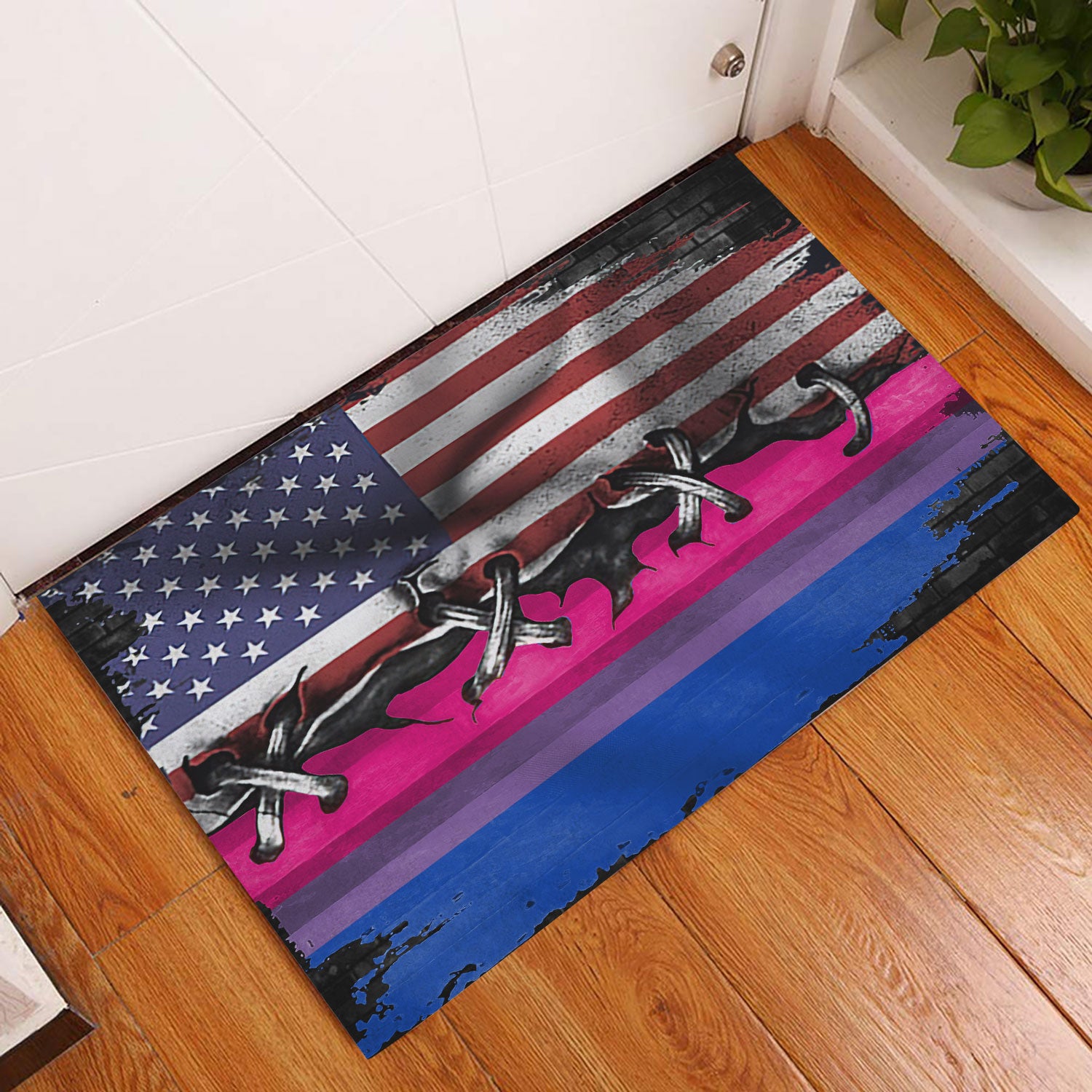 Ohaprints-Doormat-Outdoor-Indoor-Lgbt-Pride-Support-Gift-Idea-America-Us-Bisexual-Flag-Rubber-Door-Mat-829-