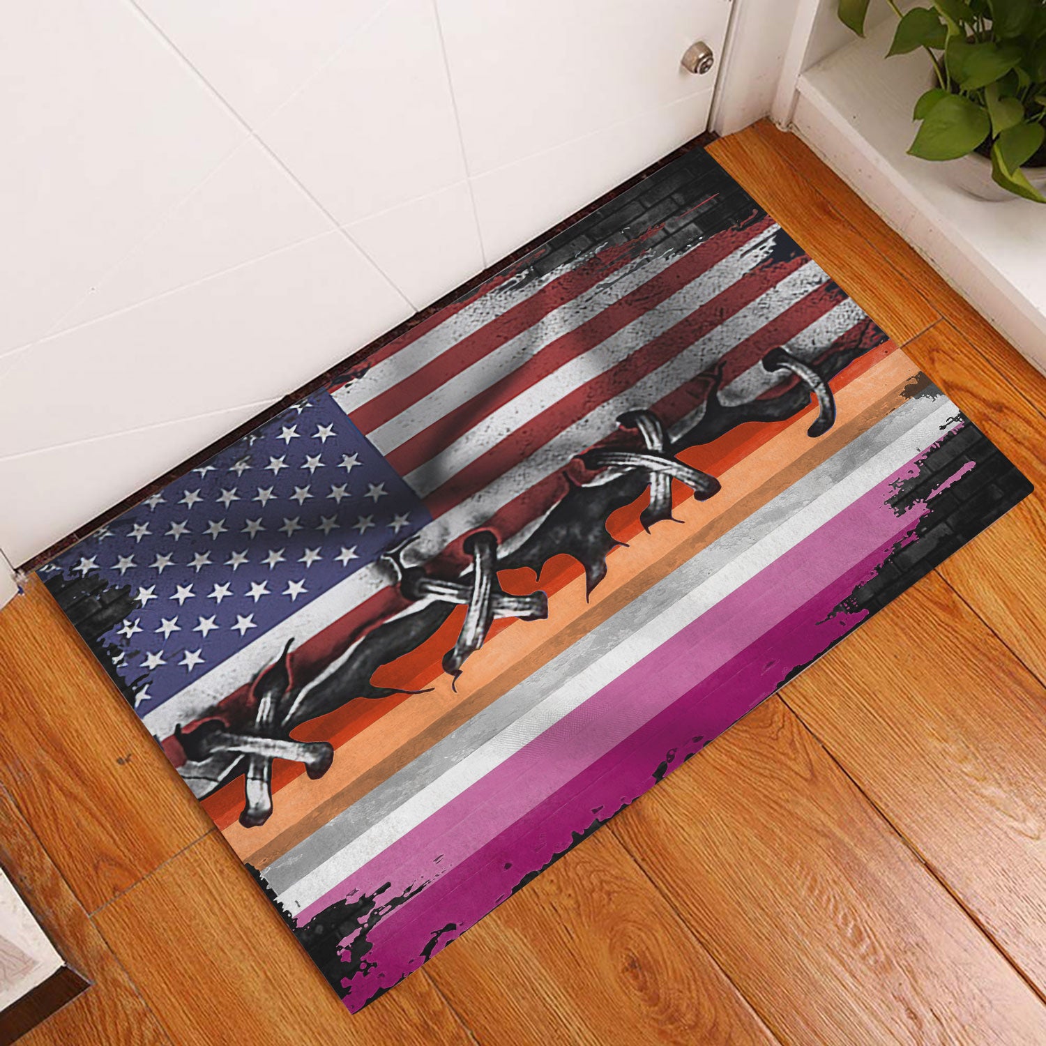 Ohaprints-Doormat-Outdoor-Indoor-Lgbt-Pride-Support-Gift-Idea-America-Us-Lesbian-Flag-Rubber-Door-Mat-830-