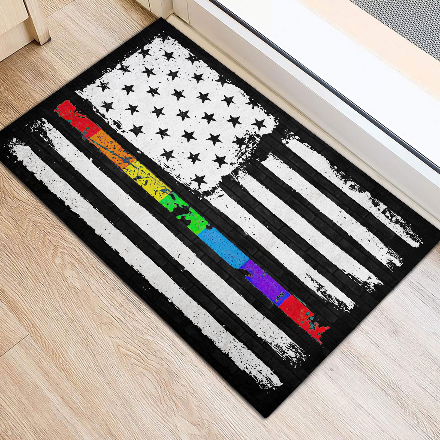 Ohaprints-Doormat-Outdoor-Indoor-Lgbt-Pride-Support-Gift-Idea-Rainbow-America-Us-Flag-Rubber-Door-Mat-831-