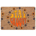 Ohaprints-Doormat-Outdoor-Indoor-Hippie-Hippy-Flower-Stay-Groovy-Vintage-Rubber-Door-Mat-1977-18'' x 30''