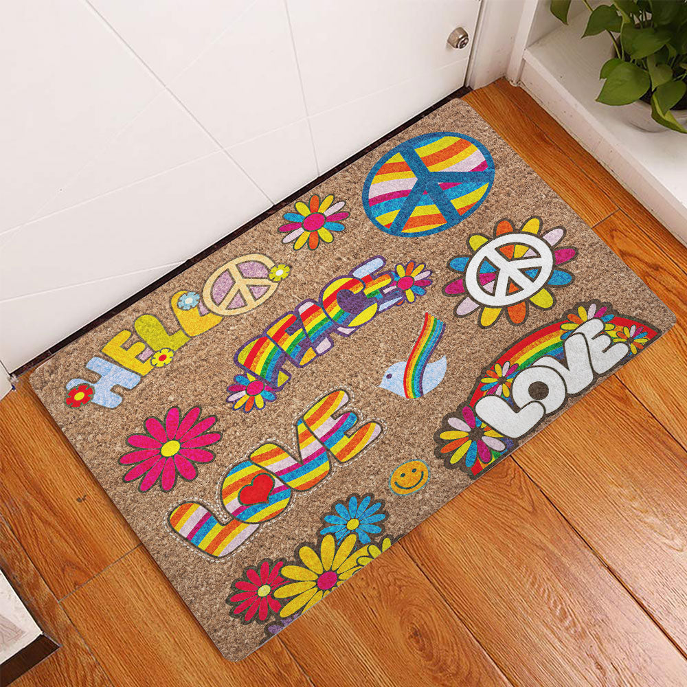 Ohaprints-Doormat-Outdoor-Indoor-Hippie-Hippy-Peace-Sign-Hello-Love-Vintage-Tie-Dye-Rubber-Door-Mat-1978-