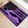 Ohaprints-Doormat-Outdoor-Indoor-Alzheimer-Awareness-Purple-Violet-Black-Custom-Personalized-Name-Rubber-Door-Mat-1866-