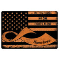 Ohaprints-Doormat-Outdoor-Indoor-Multiple-Clerosis-Awareness-Orange-Custom-Personalized-Name-Rubber-Door-Mat-1867-18'' x 30''