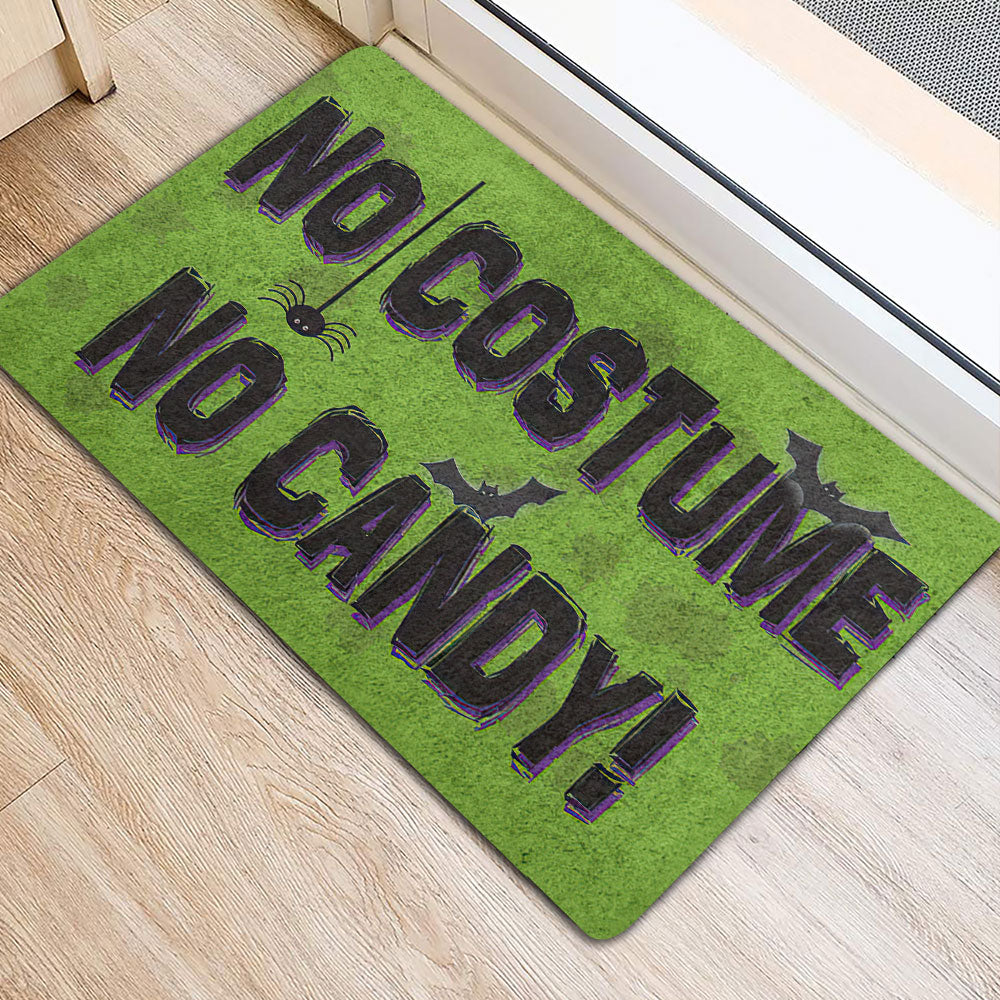 Ohaprints-Doormat-Outdoor-Indoor-No-Custume-No-Candy-Halloween-Decor-Funny-Idea-Green-Rubber-Door-Mat-1923-