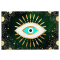 Ohaprints-Doormat-Outdoor-Indoor-Greek-Mati-Mataki-Evil-Turkish-Eye-Green-Wicca-Witch-Spiritual-Rubber-Door-Mat-1096-18'' x 30''