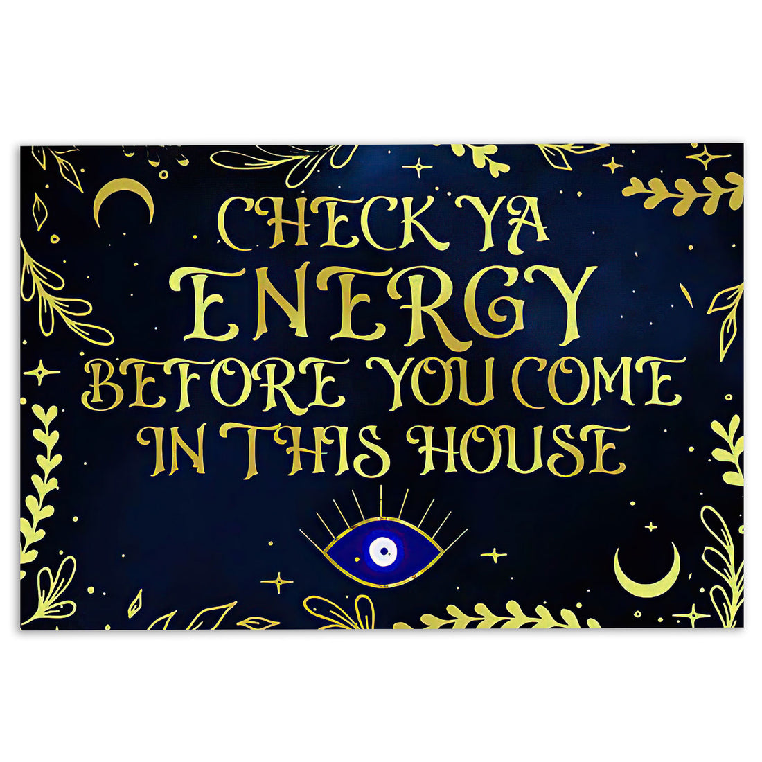 Ohaprints-Doormat-Outdoor-Indoor-Check-Ya-Energy-Wicca-Mati-Mataki-Evil-Turkish-Eye-Spiritual-Rubber-Door-Mat-483-18'' x 30''