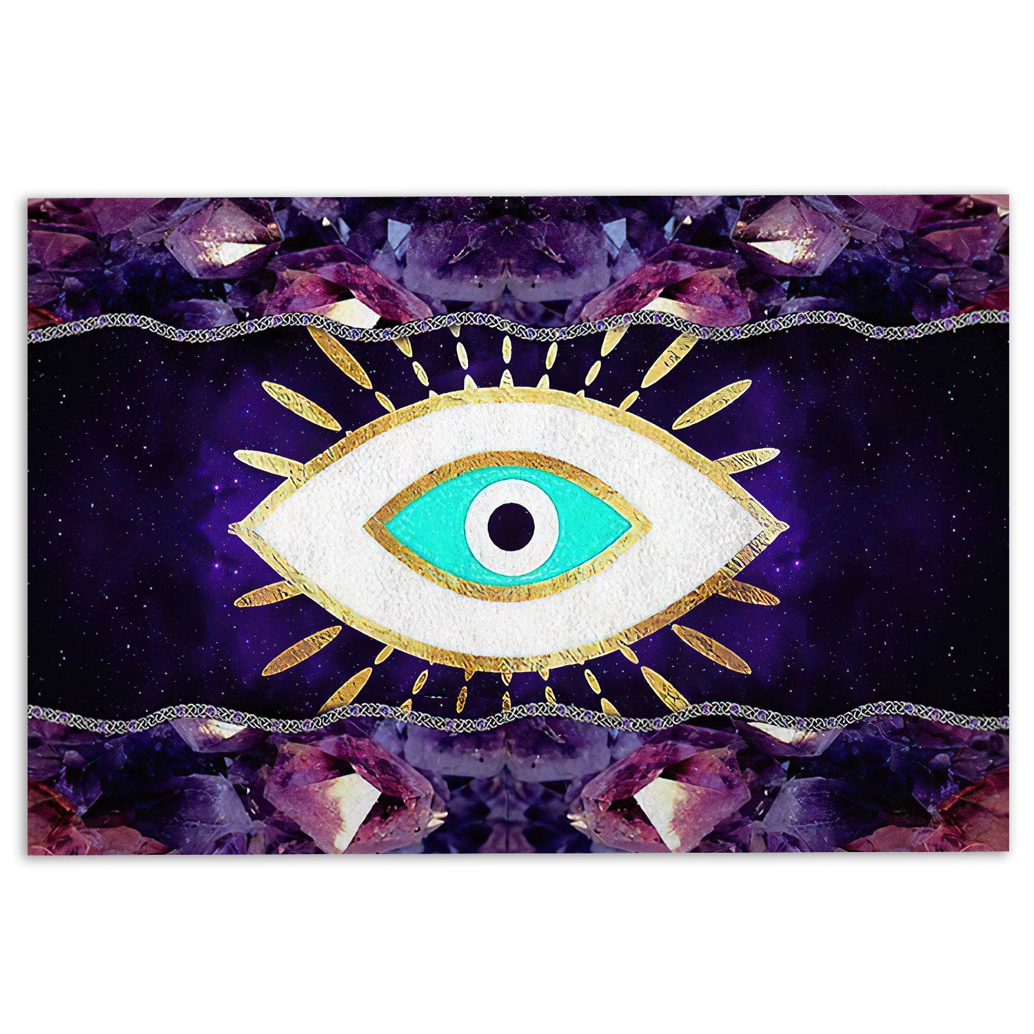 Ohaprints-Doormat-Outdoor-Indoor-Greek-Mati-Mataki-Evil-Turkish-Eye-Purple-Wicca-Witch-Spiritual-Rubber-Door-Mat-1097-18'' x 30''