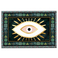 Ohaprints-Doormat-Outdoor-Indoor-Greek-Mati-Mataki-Evil-Turkish-Eye-Green-Spirit-Wicca-Symbol-Rubber-Door-Mat-1072-18'' x 30''