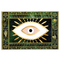 Ohaprints-Doormat-Outdoor-Indoor-Greek-Mati-Mataki-Evil-Turkish-Eye-Yellow-Spirit-Wicca-Symbol-Rubber-Door-Mat-1073-18'' x 30''