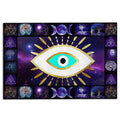 Ohaprints-Doormat-Outdoor-Indoor-Greek-Mati-Mataki-Evil-Turkish-Eye-Wicca-Symbol-Purple-Spiritual-Rubber-Door-Mat-1099-18'' x 30''