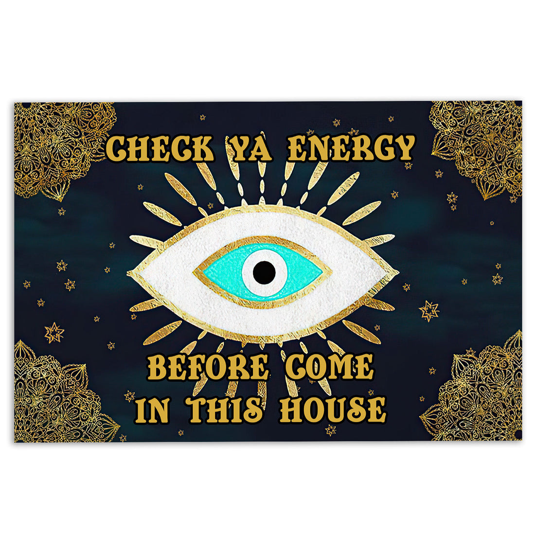 Ohaprints-Doormat-Outdoor-Indoor-Greek-Mati-Mataki-Evil-Turkish-Eye-Check-Ya-Energy-Mandala-Rubber-Door-Mat-1074-18'' x 30''