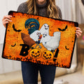 Ohaprints-Doormat-Outdoor-Indoor-Chicken-Ghost-Boo-Farm-Animal-Farmhouse-Farmer-Halloween-Holiday-Rubber-Door-Mat-1985-