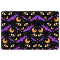 Ohaprints-Doormat-Outdoor-Indoor-Bat-Cat-Eyes-Moon-Pattern-Halloween-Holiday-Unique-Decor-Idea-Rubber-Door-Mat-1987-18'' x 30''