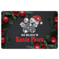 Ohaprints-Doormat-Outdoor-Indoor-Dog-Pawprint-We-Believe-In-Santa-Paw-Christmas-Xmas-Noel-Idea-Rubber-Door-Mat-1990-18'' x 30''
