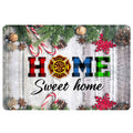 Ohaprints-Doormat-Outdoor-Indoor-Home-Sweet-Home-Firefighter-Firemen-Christmas-Xmas-Noel-Rubber-Door-Mat-1996-18'' x 30''