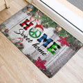 Ohaprints-Doormat-Outdoor-Indoor-Home-Sweet-Home-Hippie-Peace-Sign-Christmas-Xmas-Noel-Rubber-Door-Mat-1998-
