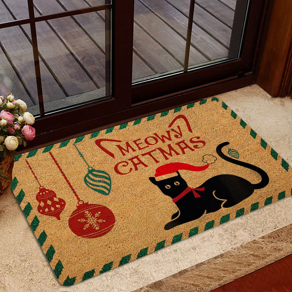 Ohaprints-Doormat-Outdoor-Indoor-Black-Cat-Funny-Pet-Lover-Christmas-Xmas-Noel-Unique-Idea-Rubber-Door-Mat-2004-