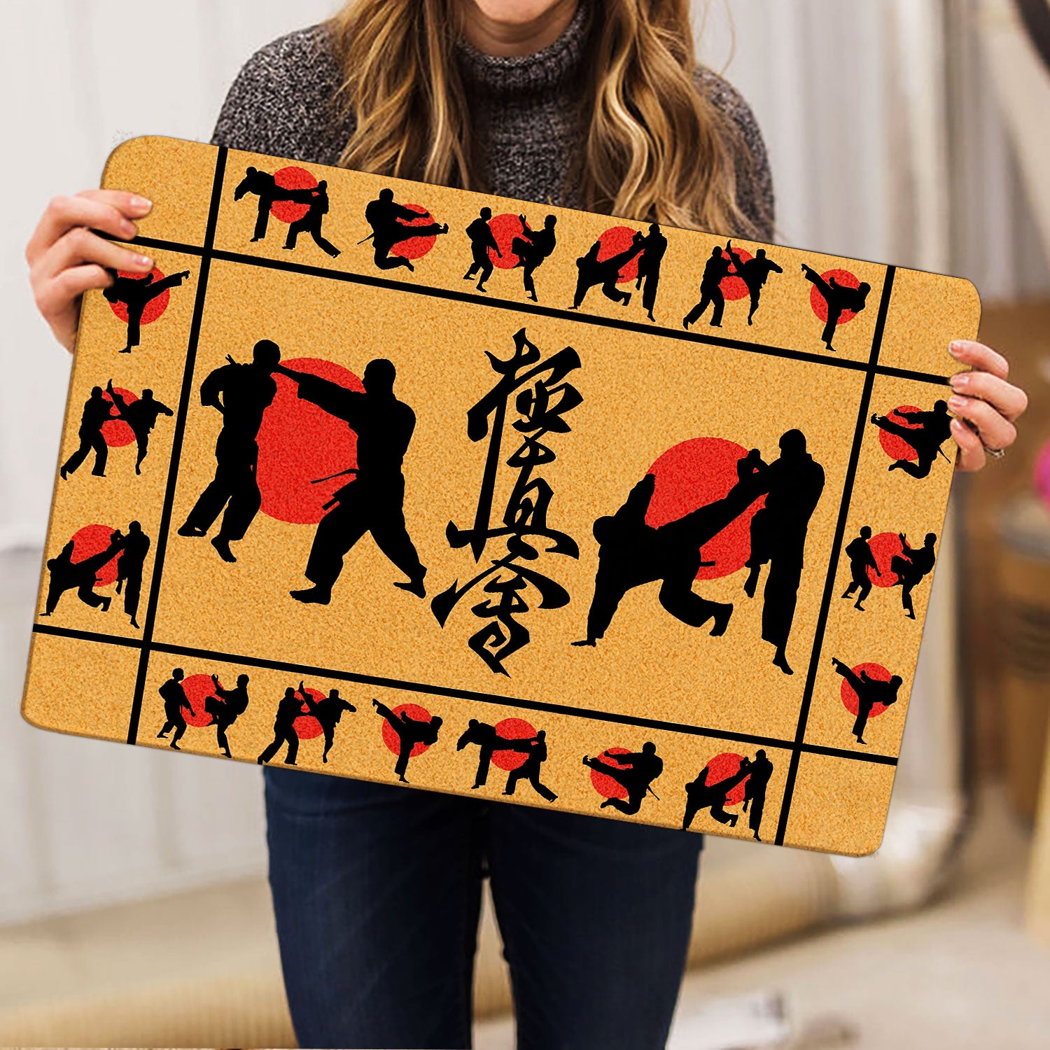 Ohaprints-Doormat-Outdoor-Indoor-Karate-Karatedo-Martial-Art-Japanese-American-Japan-Gift-Idea-Rubber-Door-Mat-1515-