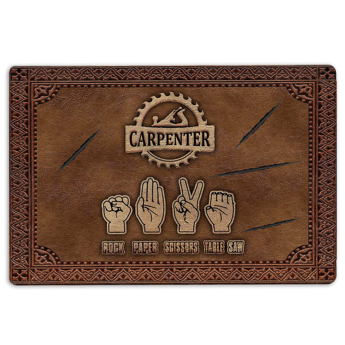 Ohaprints-Doormat-Outdoor-Indoor-Carpenter-Woodworker-Wood-Worker-Vintage-Brown-Gift-Idea-Rubber-Door-Mat-1517-18'' x 30''