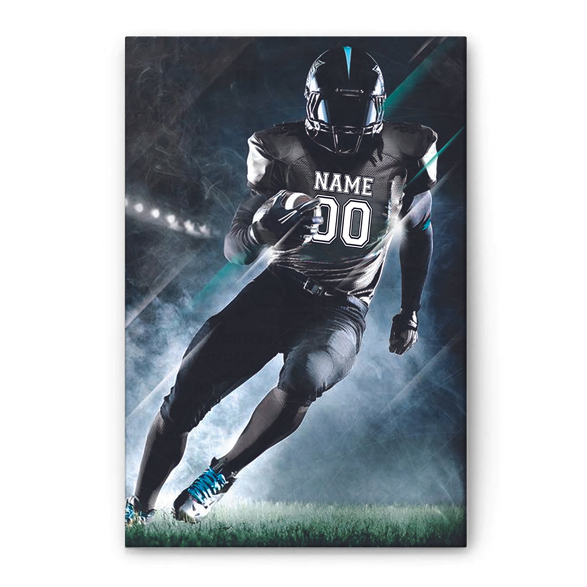 Canvas Print - Custom Football Player