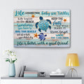 Sea Turtle Poster & Canvas, Life Lessons From baby sea Turtles, Inspir