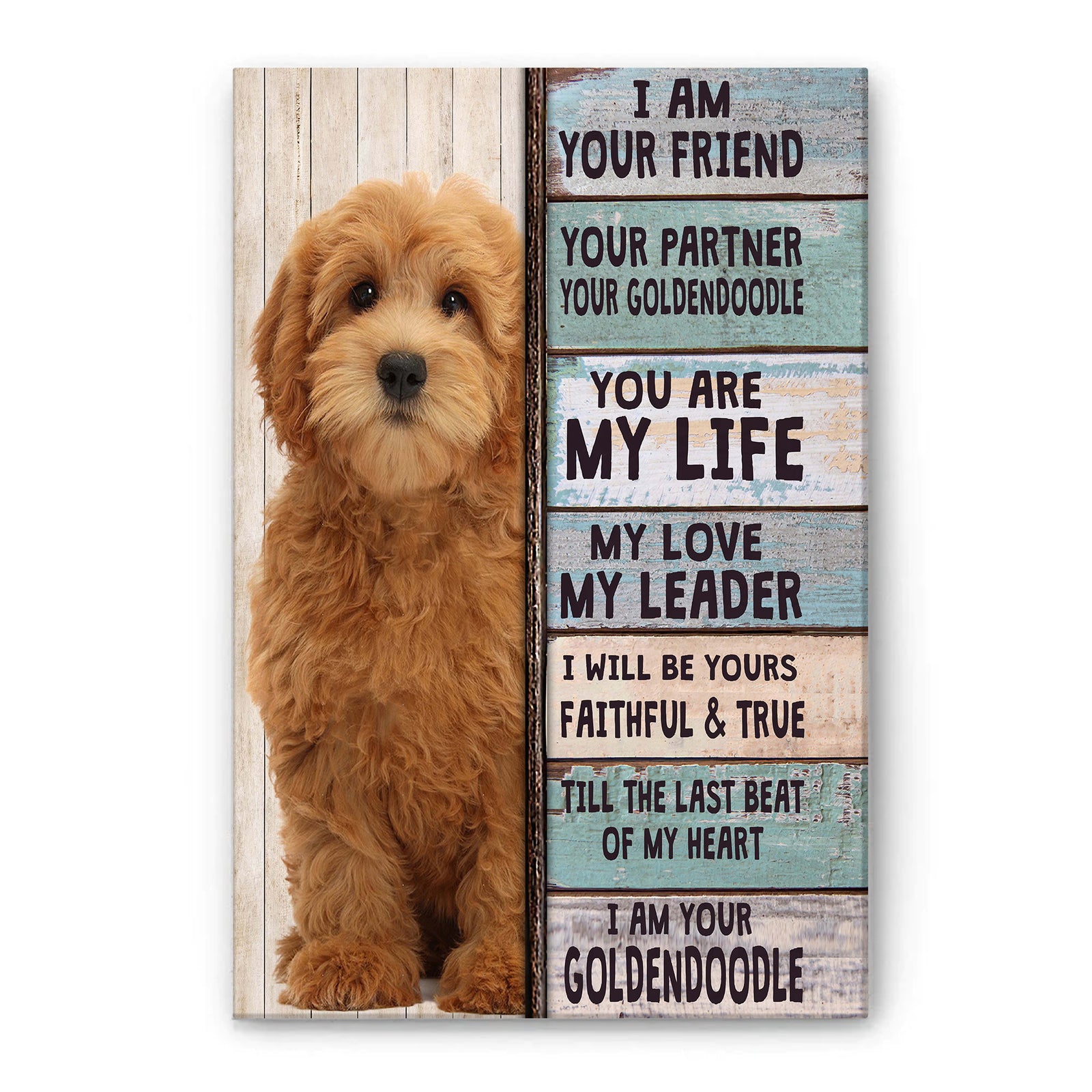 Happy Mothers Day Dog Mom Personalized Gift For Dog Mom I Am Your Friend  Your Partner - Oh Canvas