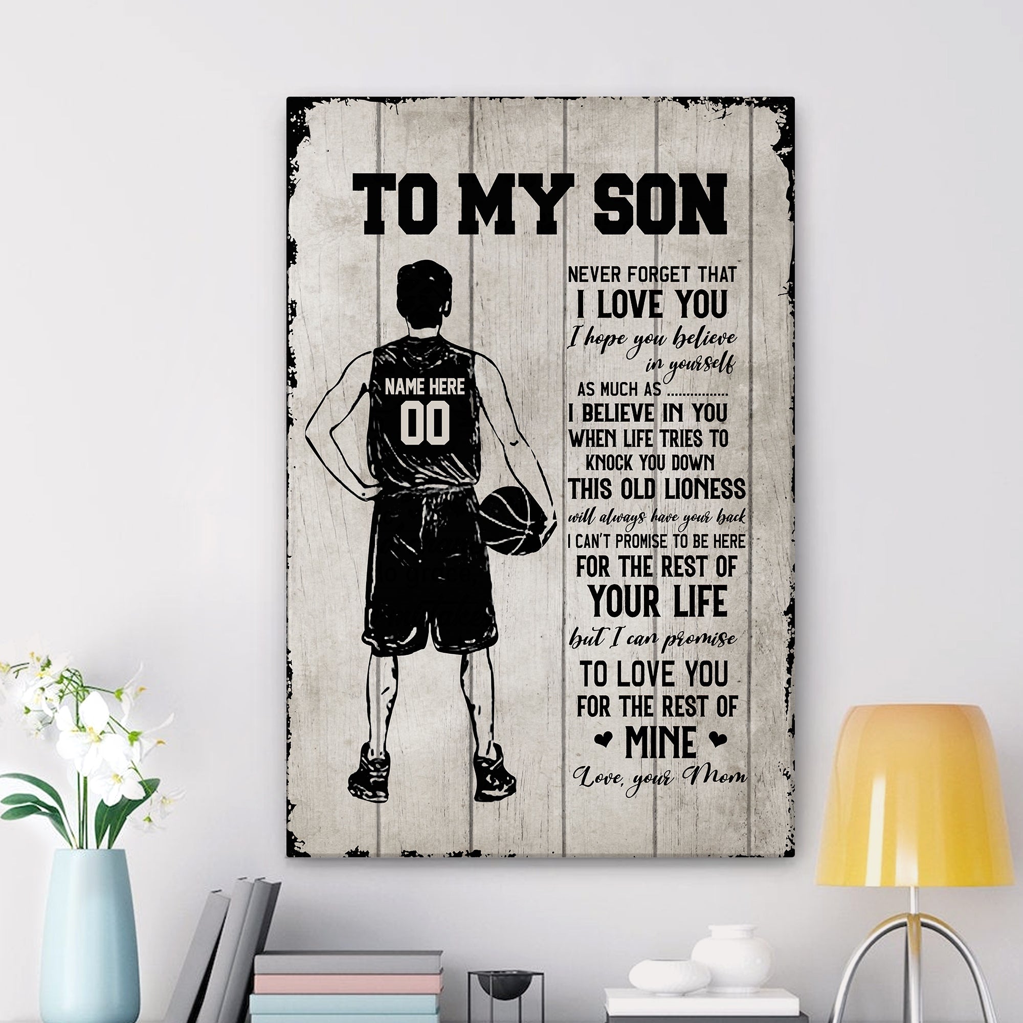 Basketball Inspiration - Personalized Poster/Wrapped Canvas - Celebrat –  Macorner