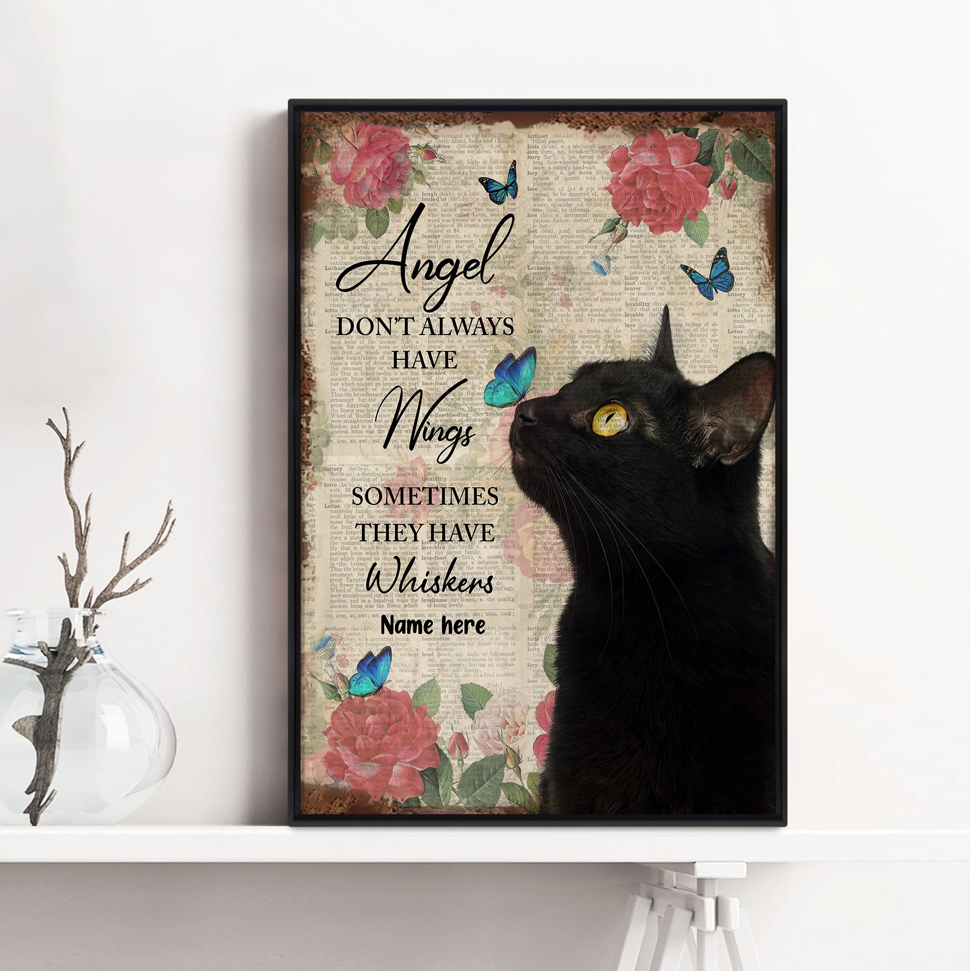 Cat Poster & Canvas, The Cat Rules - Wall Art, Home Decor For Cat Mom, -  OhaPrints