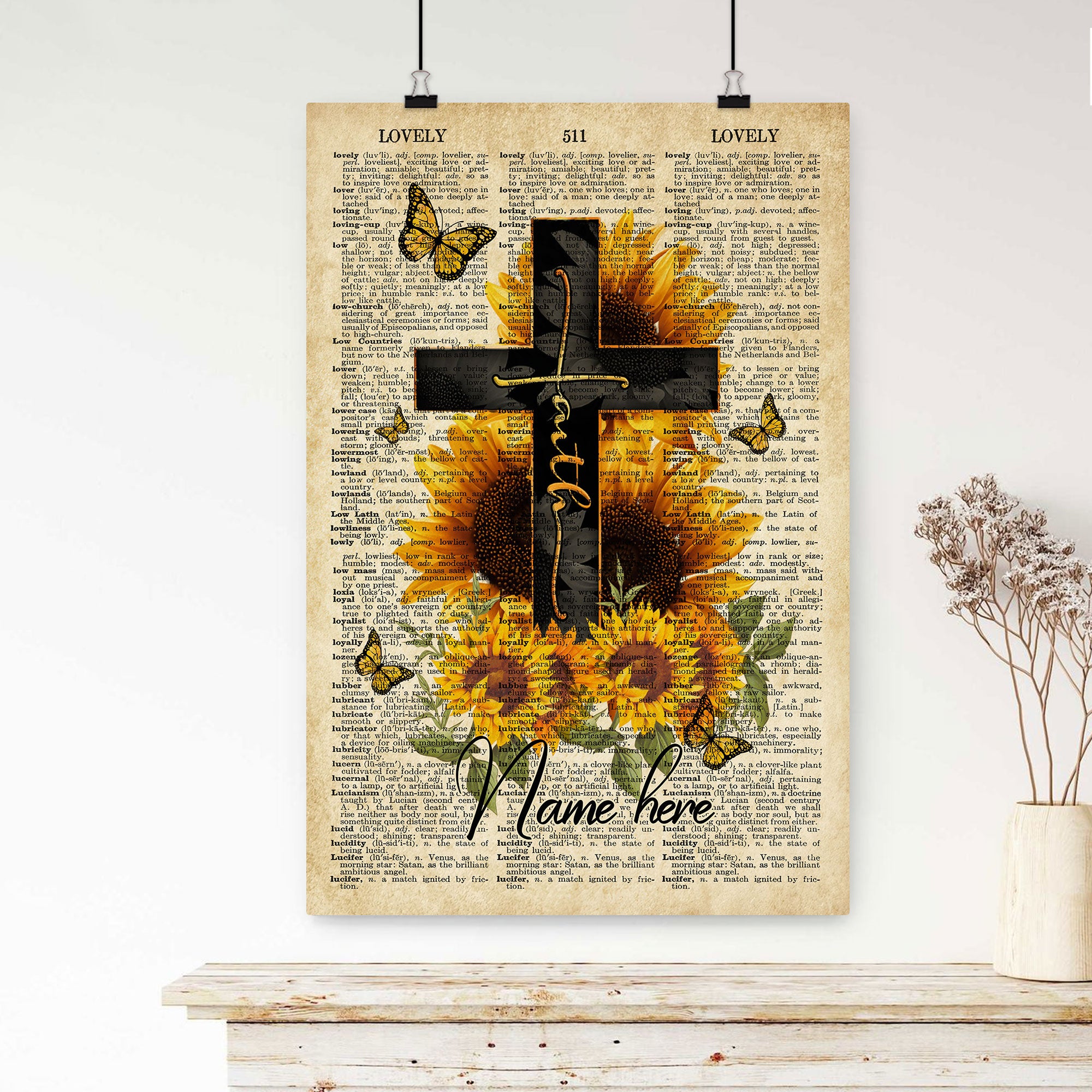 Poster personalizado a4/A3+ - Sunflower Merch