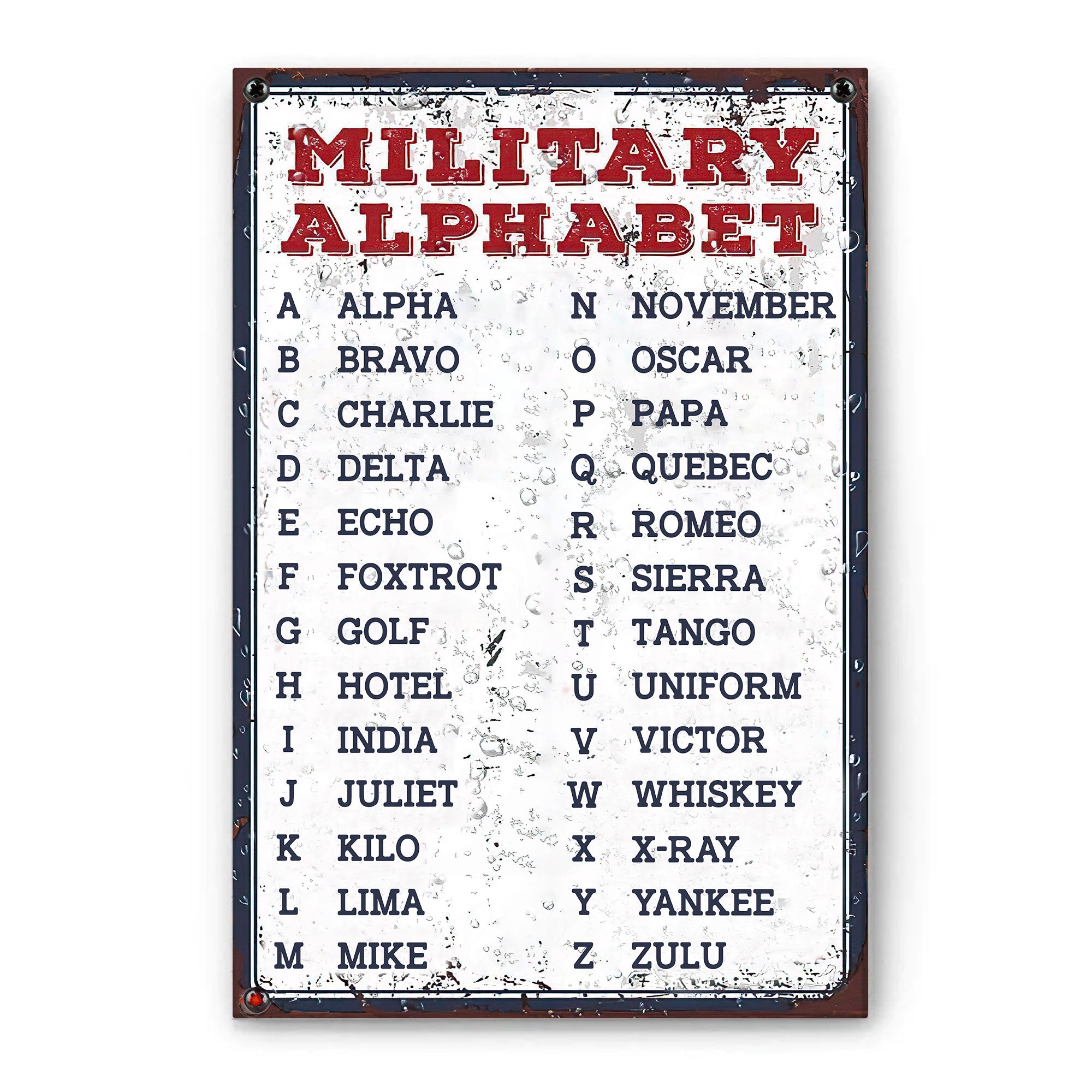 Military Call Letters