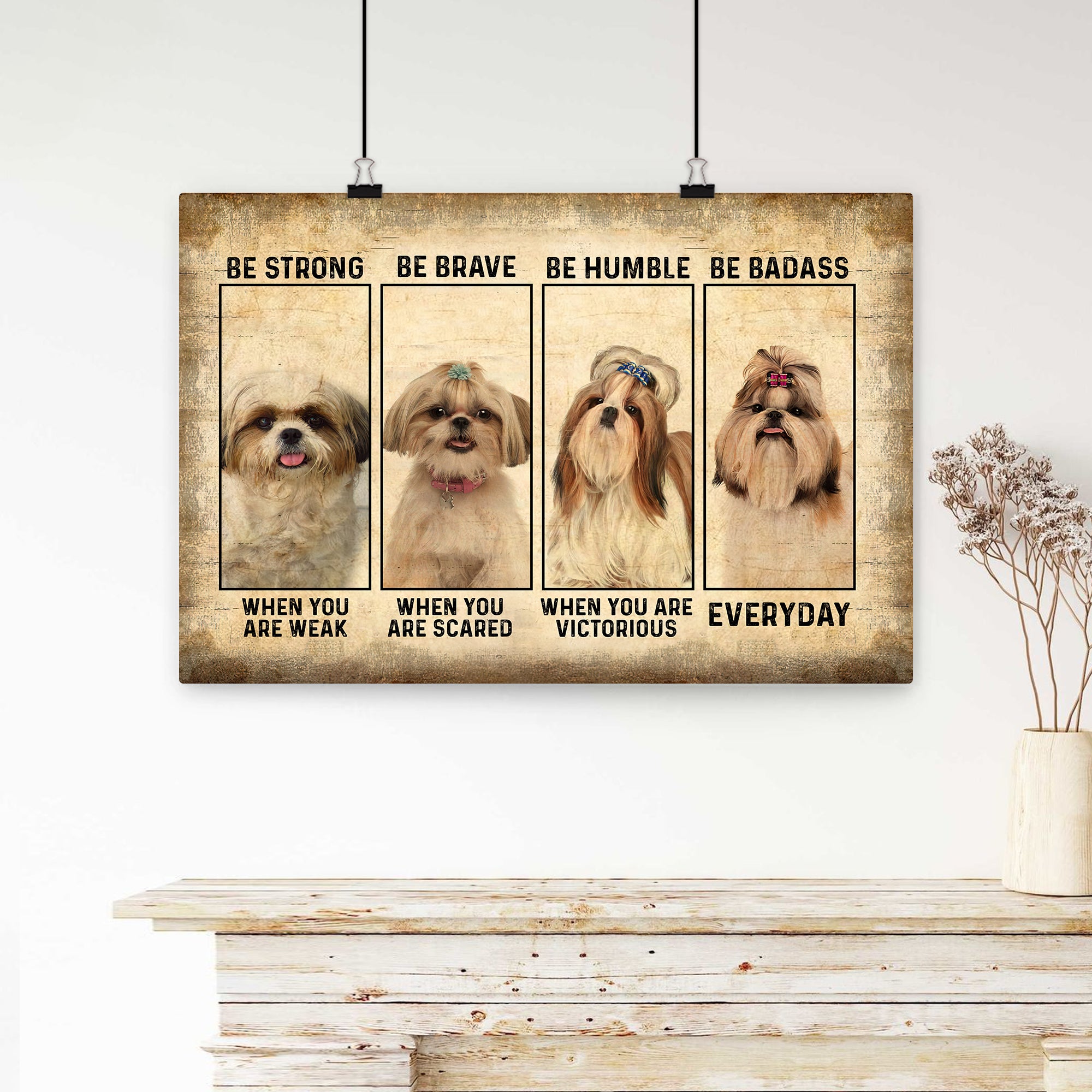 Shih Tzu Sailor Boat Captain Shih Tzu Dog 137 | Poster