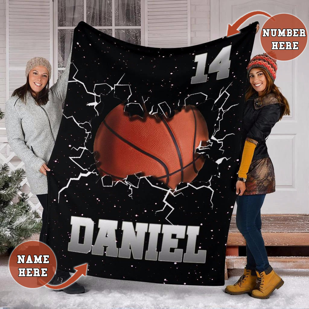 Ohaprints-Fleece-Sherpa-Blanket-Basketball-Gift-For-Son-Boy-Men-Custom-Personalized-Name-Number-Soft-Throw-Blanket-1619-Sherpa Blanket