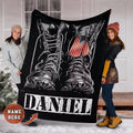 Ohaprints-Fleece-Sherpa-Blanket-America-Us-Army-Veteran-Gift-For-Soldier-Boots-And-Dog-Black-Custom-Personalized-Name-Soft-Throw-Blanket-1620-Sherpa Blanket