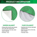 Ohaprints-Fleece-Sherpa-Blanket-Golf-Ball-Tree-Snow-Christmas-Xmas-Noel-Idea-Custom-Personalized-Name-Soft-Throw-Blanket-305-Sherpa Blanket